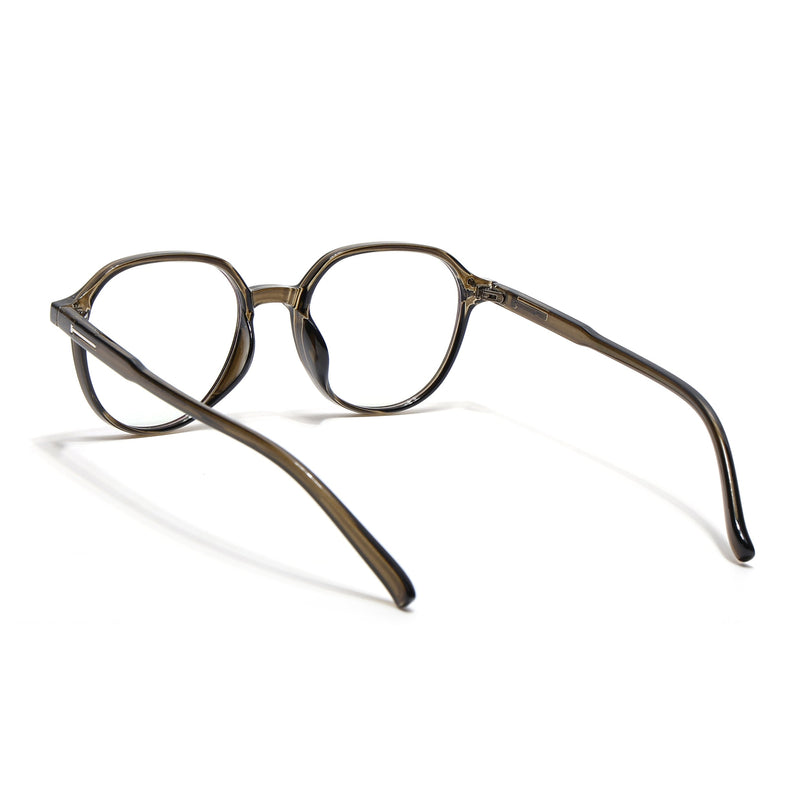 Eyejack Canment Olive Round Eyeglasses for Women (CM20011FCL1832-C3)