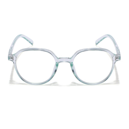 Eyejack Canment Sea Green Round Eyeglasses for Women (CM20011FCL1833-C4)