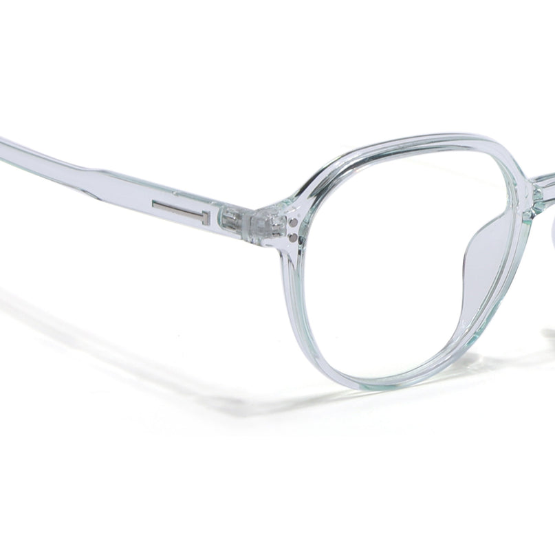 Eyejack Canment Sea Green Round Eyeglasses for Women (CM20011FCL1833-C4)