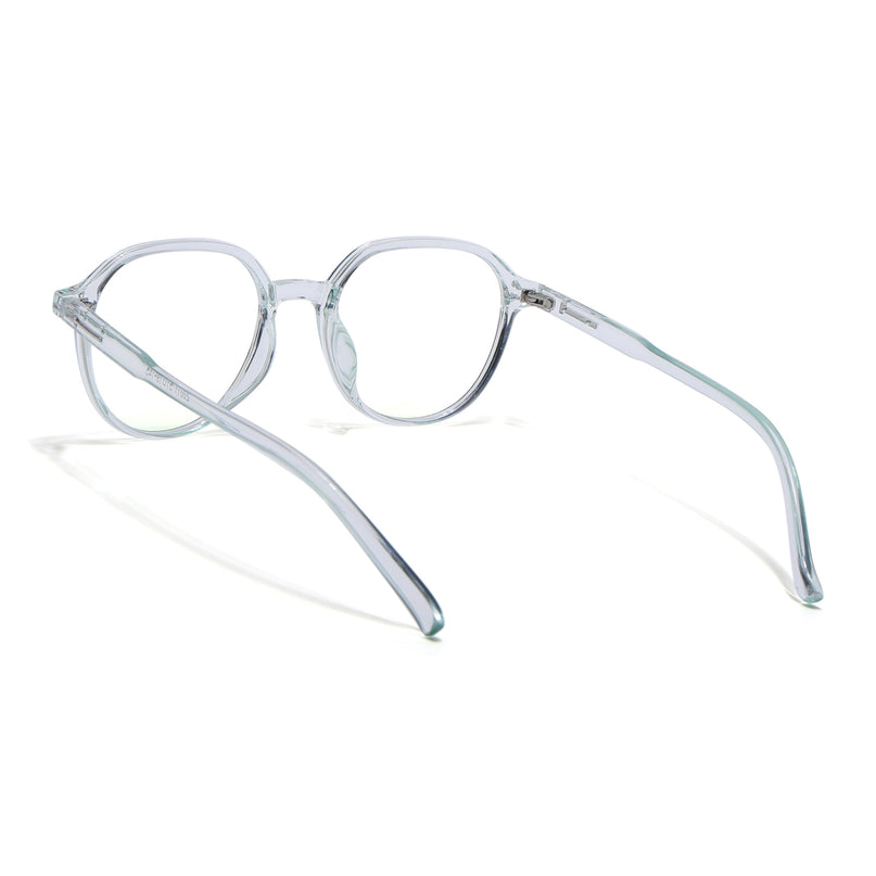 Eyejack Canment Sea Green Round Eyeglasses for Women (CM20011FCL1833-C4)