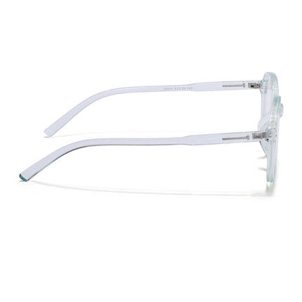 Eyejack Canment Sea Green Round Eyeglasses for Women (CM20011FCL1833-C4)