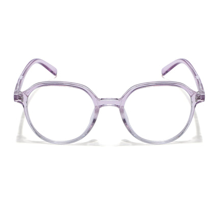 Eyejack Canment Light Purple Round Eyeglasses for Women (CM20011FCL1835-C6)