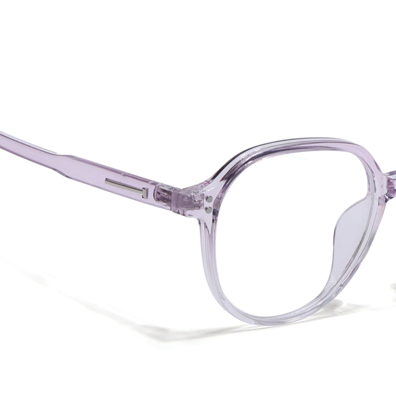 Eyejack Canment Light Purple Round Eyeglasses for Women (CM20011FCL1835-C6)
