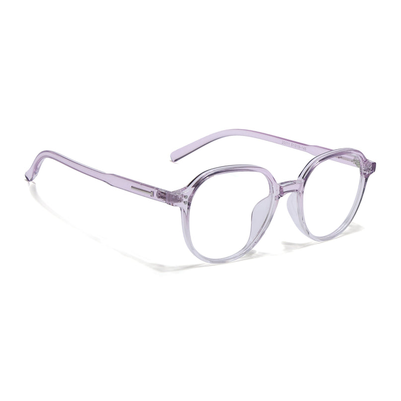 Eyejack Canment Light Purple Round Eyeglasses for Women (CM20011FCL1835-C6)