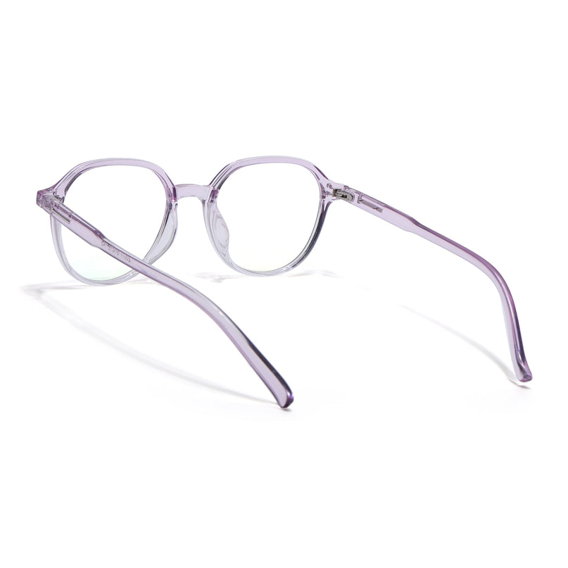 Eyejack Canment Light Purple Round Eyeglasses for Women (CM20011FCL1835-C6)