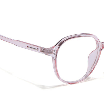 Eyejack Canment Pink Round Eyeglasses for Women (CM20011FCL1836-C7)
