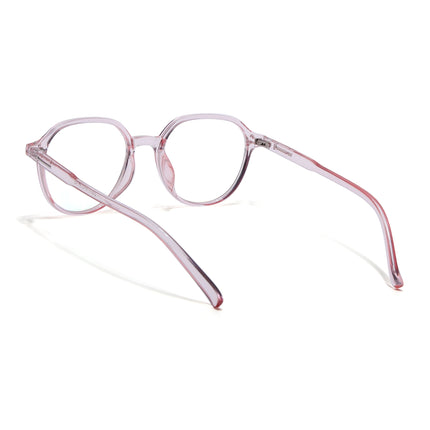 Eyejack Canment Pink Round Eyeglasses for Women (CM20011FCL1836-C7)