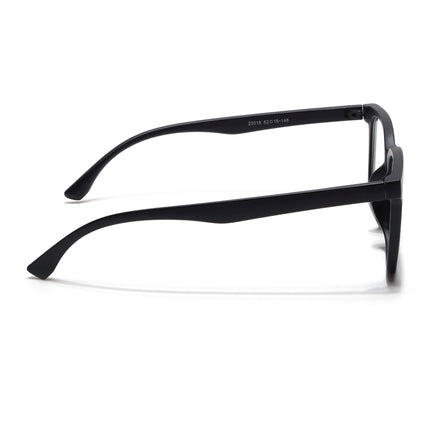 Eyejack Canment Matt Black Square Eyeglasses for Men & Women (CM20018FCL1839-C2)