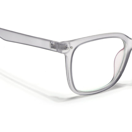 Eyejack Canment Grey Square Eyeglasses for Men & Women (CM20018FCL1840-C3)
