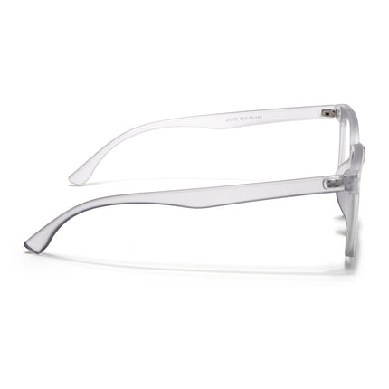 Eyejack Canment Grey Square Eyeglasses for Men & Women (CM20018FCL1840-C3)
