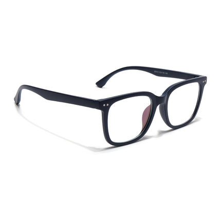 Eyejack Canment Navy Blue Square Eyeglasses for Men & Women (CM20018FCL1842-C5)