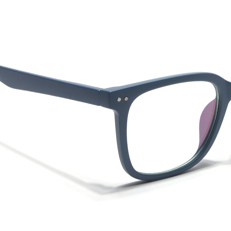 Eyejack Canment Sky Blue Square Eyeglasses for Men & Women (CM20018FCL1843-C6)