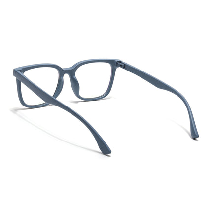 Eyejack Canment Sky Blue Square Eyeglasses for Men & Women (CM20018FCL1843-C6)
