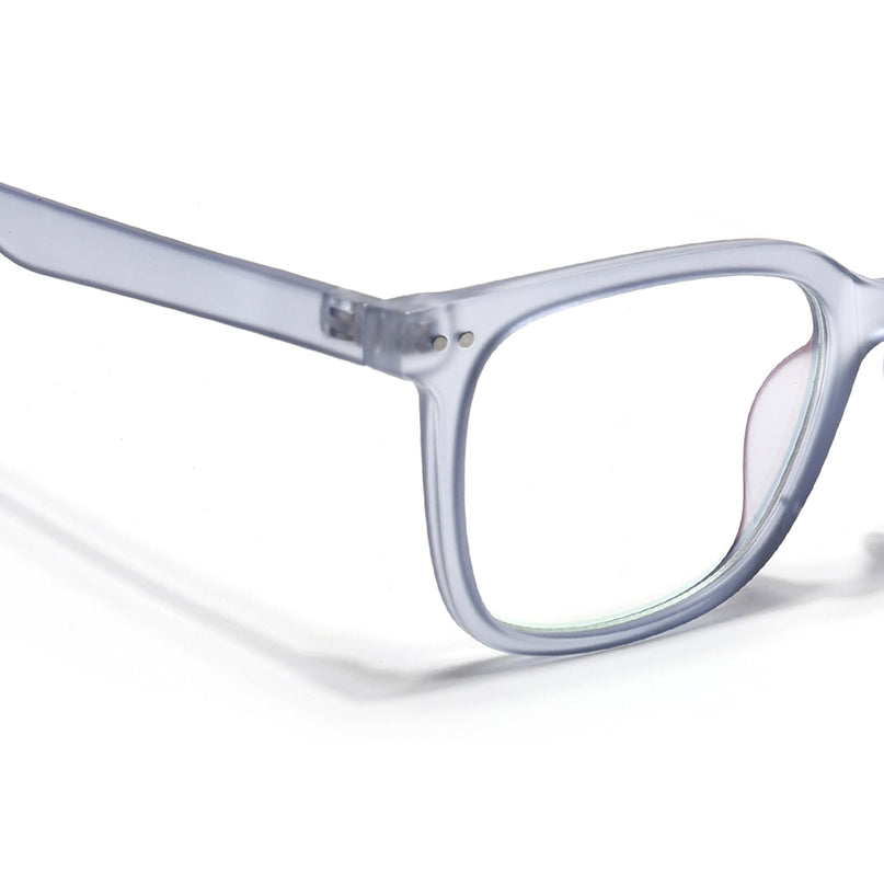 Eyejack Canment Blue Square Eyeglasses for Men & Women (CM20018FCL1844-C7)