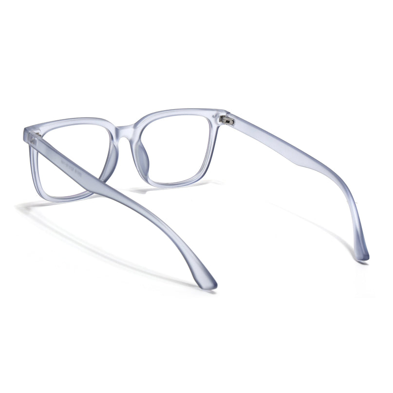 Eyejack Canment Blue Square Eyeglasses for Men & Women (CM20018FCL1844-C7)