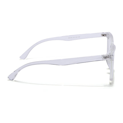 Eyejack Canment Transparent Square Eyeglasses for Men & Women (CM20018FCL1846-C9)