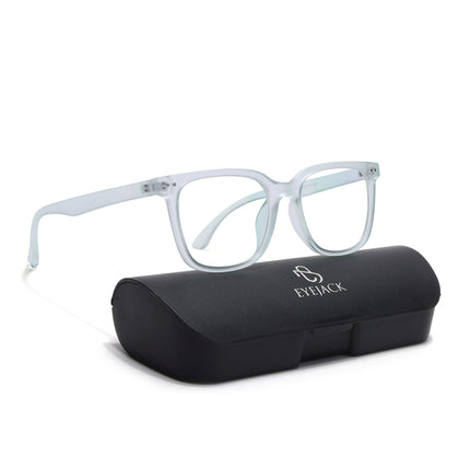 Eyejack Canment Sea Green Square Eyeglasses for Men & Women (CM20018FCL1847-C10)