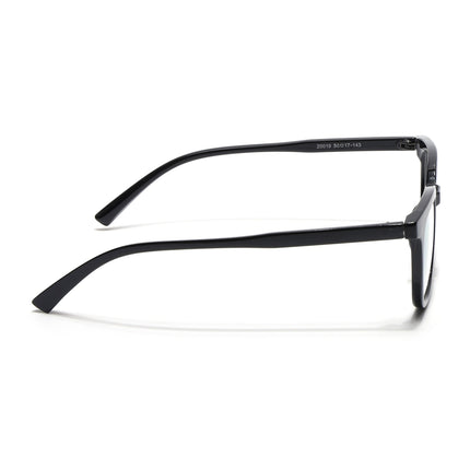 Eyejack Canment Shine Black Square Eyeglasses for Men & Women (CM20019FCL1848-C1)