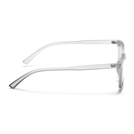 Eyejack Canment Grey Square Eyeglasses for Men & Women (CM20019FCL1850-C3)