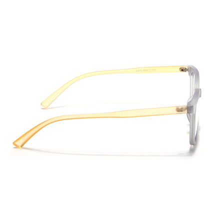 Eyejack Canment Grey Square Eyeglasses for Men & Women (CM20019FCL1851-C4)