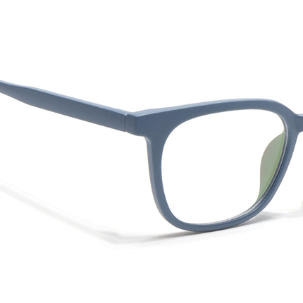 Eyejack Canment Sky Blue Square Eyeglasses for Men & Women (CM20019FCL1853-C6)