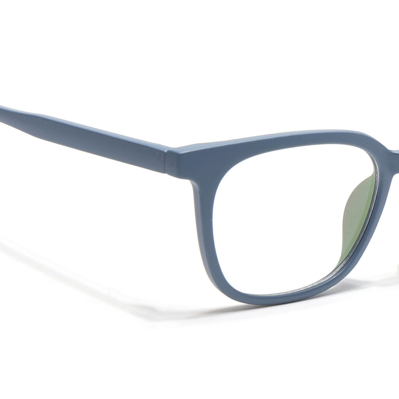 Eyejack Canment Sky Blue Square Eyeglasses for Men & Women (CM20019FCL1853-C6)