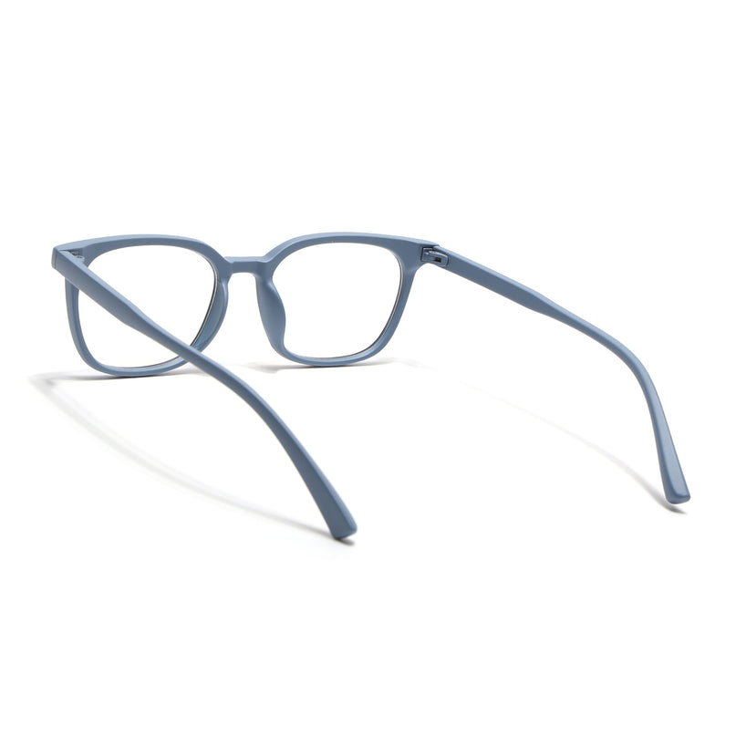 Eyejack Canment Sky Blue Square Eyeglasses for Men & Women (CM20019FCL1853-C6)