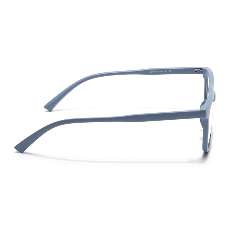 Eyejack Canment Sky Blue Square Eyeglasses for Men & Women (CM20019FCL1853-C6)