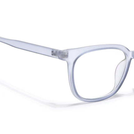 Eyejack Canment Blue Square Eyeglasses for Men & Women (CM20019FCL1854-C7)
