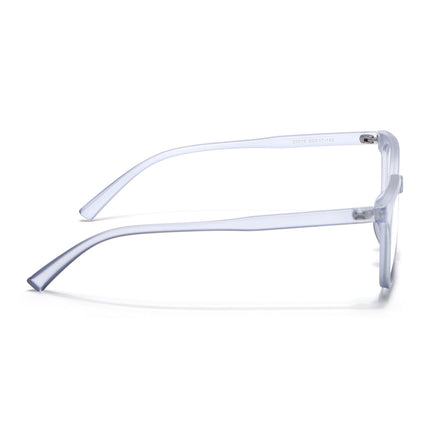 Eyejack Canment Blue Square Eyeglasses for Men & Women (CM20019FCL1854-C7)