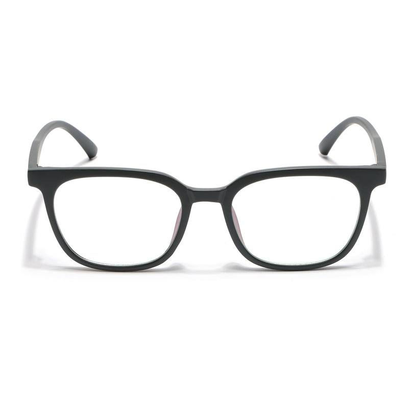 Eyejack Canment Olive Square Eyeglasses for Men & Women (CM20019FCL1855-C8)