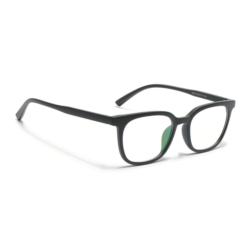Eyejack Canment Olive Square Eyeglasses for Men & Women (CM20019FCL1855-C8)