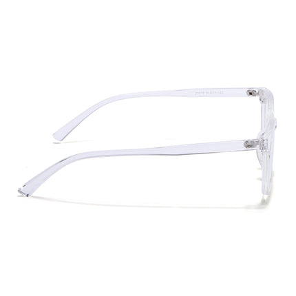 Eyejack Canment Transparent Square Eyeglasses for Men & Women (CM20019FCL1856-C9)