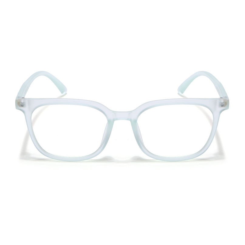 Eyejack Canment Sea Green Square Eyeglasses for Men & Women (CM20019FCL1857-C10)
