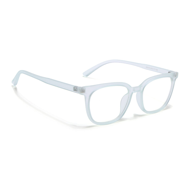 Eyejack Canment Sea Green Square Eyeglasses for Men & Women (CM20019FCL1857-C10)