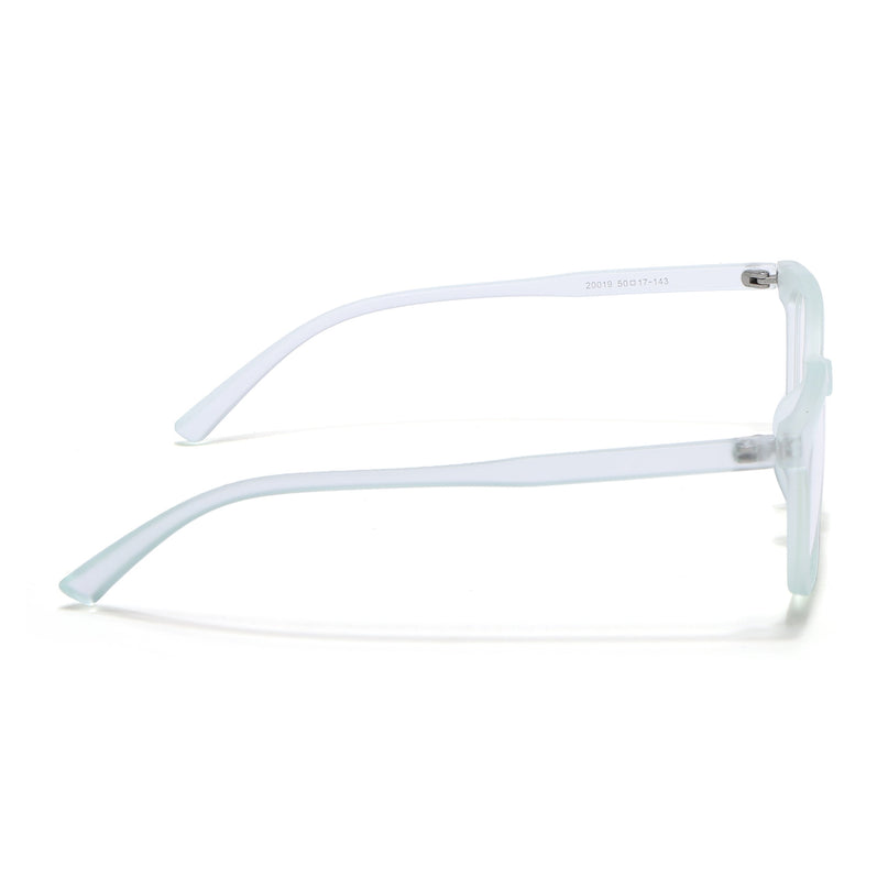 Eyejack Canment Sea Green Square Eyeglasses for Men & Women (CM20019FCL1857-C10)