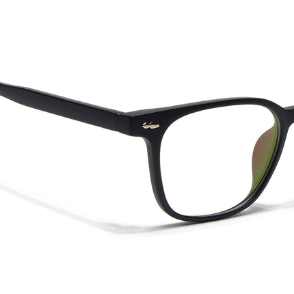 Eyejack Canment Matt Black Square Eyeglasses for Men & Women (CM20020FCL1859-C2)