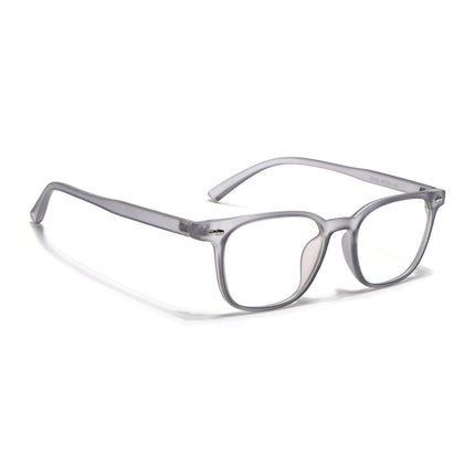Eyejack Canment Grey Square Eyeglasses for Men & Women (CM20020FCL1860-C3)