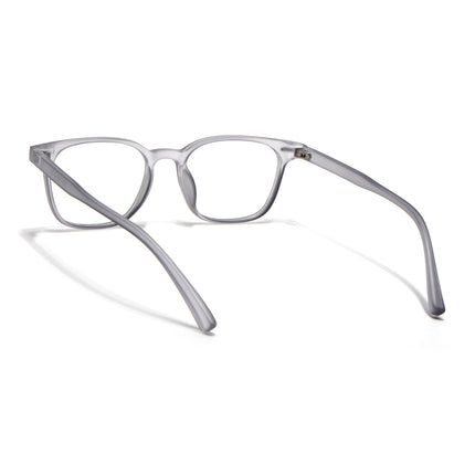 Eyejack Canment Grey Square Eyeglasses for Men & Women (CM20020FCL1860-C3)