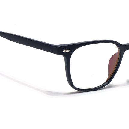 Eyejack Canment Navy Blue Square Eyeglasses for Men & Women (CM20020FCL1862-C5)