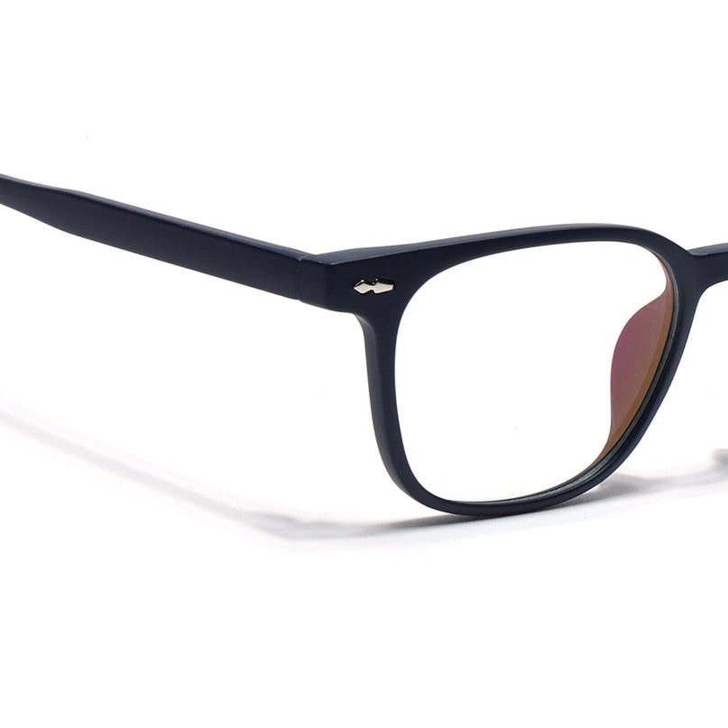 Eyejack Canment Navy Blue Square Eyeglasses for Men & Women (CM20020FCL1862-C5)