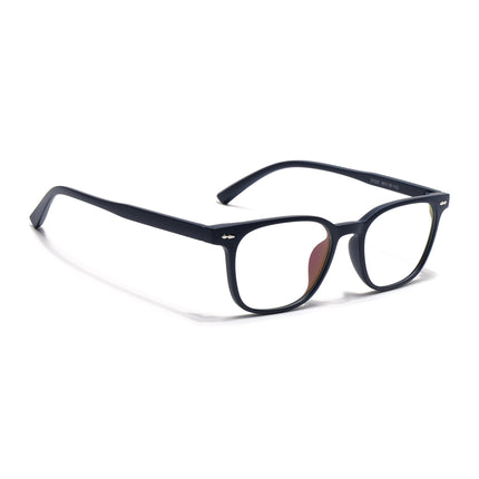 Eyejack Canment Navy Blue Square Eyeglasses for Men & Women (CM20020FCL1862-C5)