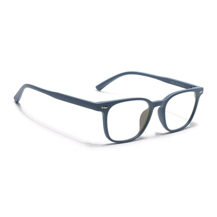 Eyejack Canment Sky Blue Square Eyeglasses for Men & Women (CM20020FCL1863-C6)