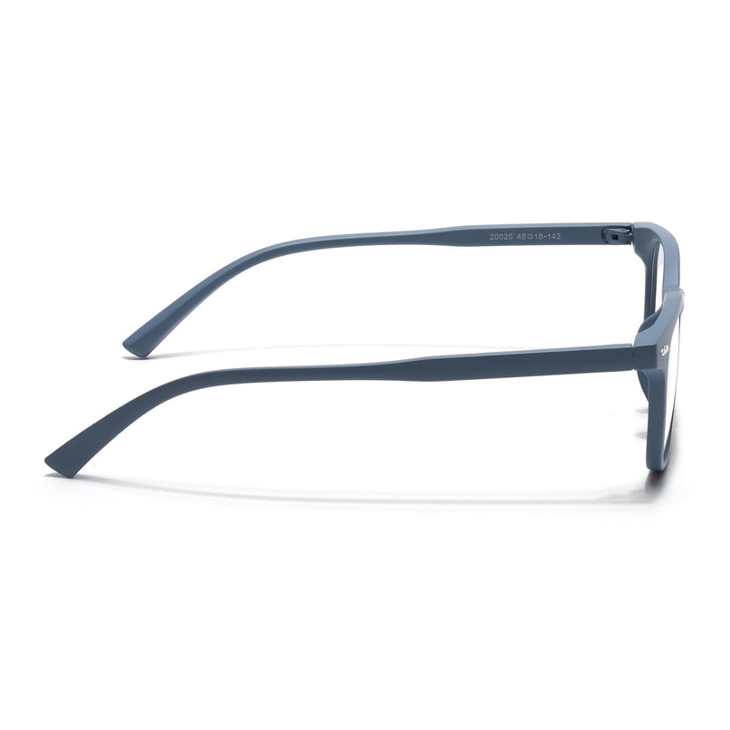 Eyejack Canment Sky Blue Square Eyeglasses for Men & Women (CM20020FCL1863-C6)