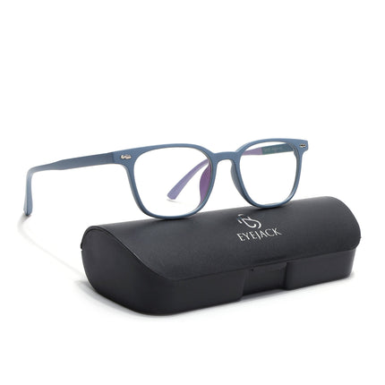 Eyejack Canment Sky Blue Square Eyeglasses for Men & Women (CM20020FCL1863-C6)