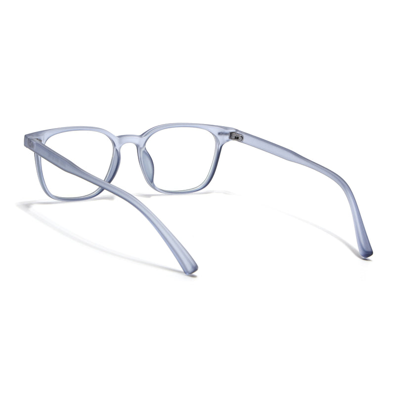 Eyejack Canment Blue Square Eyeglasses for Men & Women (CM20020FCL1864-C7)