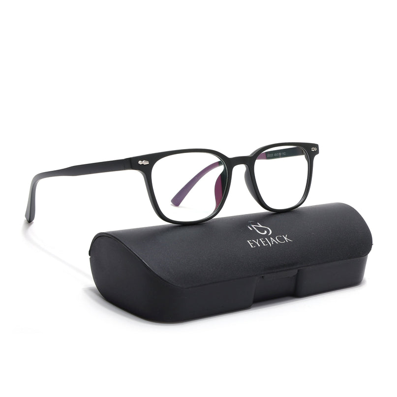Eyejack Canment Olive Square Eyeglasses for Men & Women (CM20020FCL1865-C8)