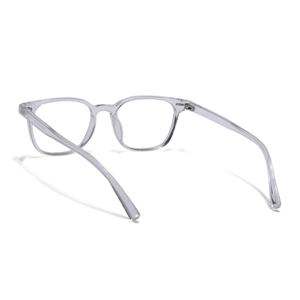 Eyejack Canment Transparent Square Eyeglasses for Men & Women (CM20020FCL1866-C9)