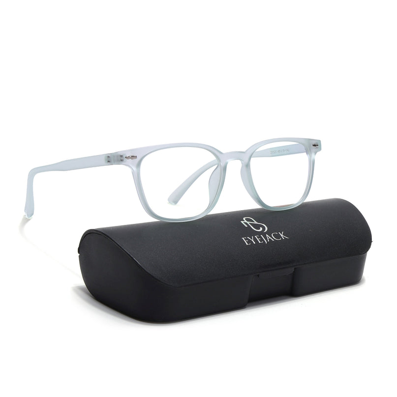 Eyejack Canment Sea Green Square Eyeglasses for Men & Women (CM20020FCL1867-C10)