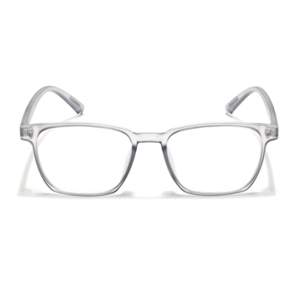 Eyejack Canment Grey Square Eyeglasses for Men & Women (CM20024FCL1870-C3)